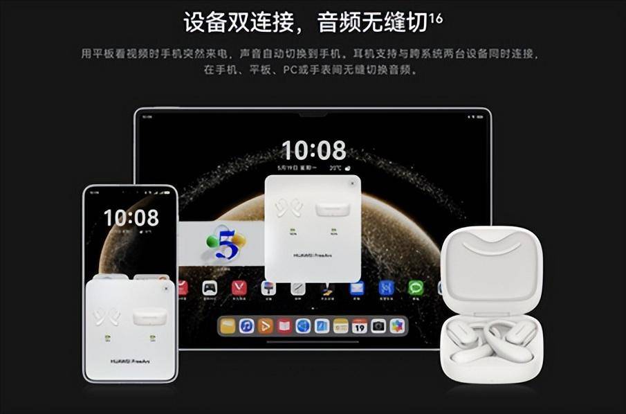 挂耳机开启预订稳固与舒适体验实力“稳稳开挂”j9九游会(中国)网站华为FreeArc 耳(图3)